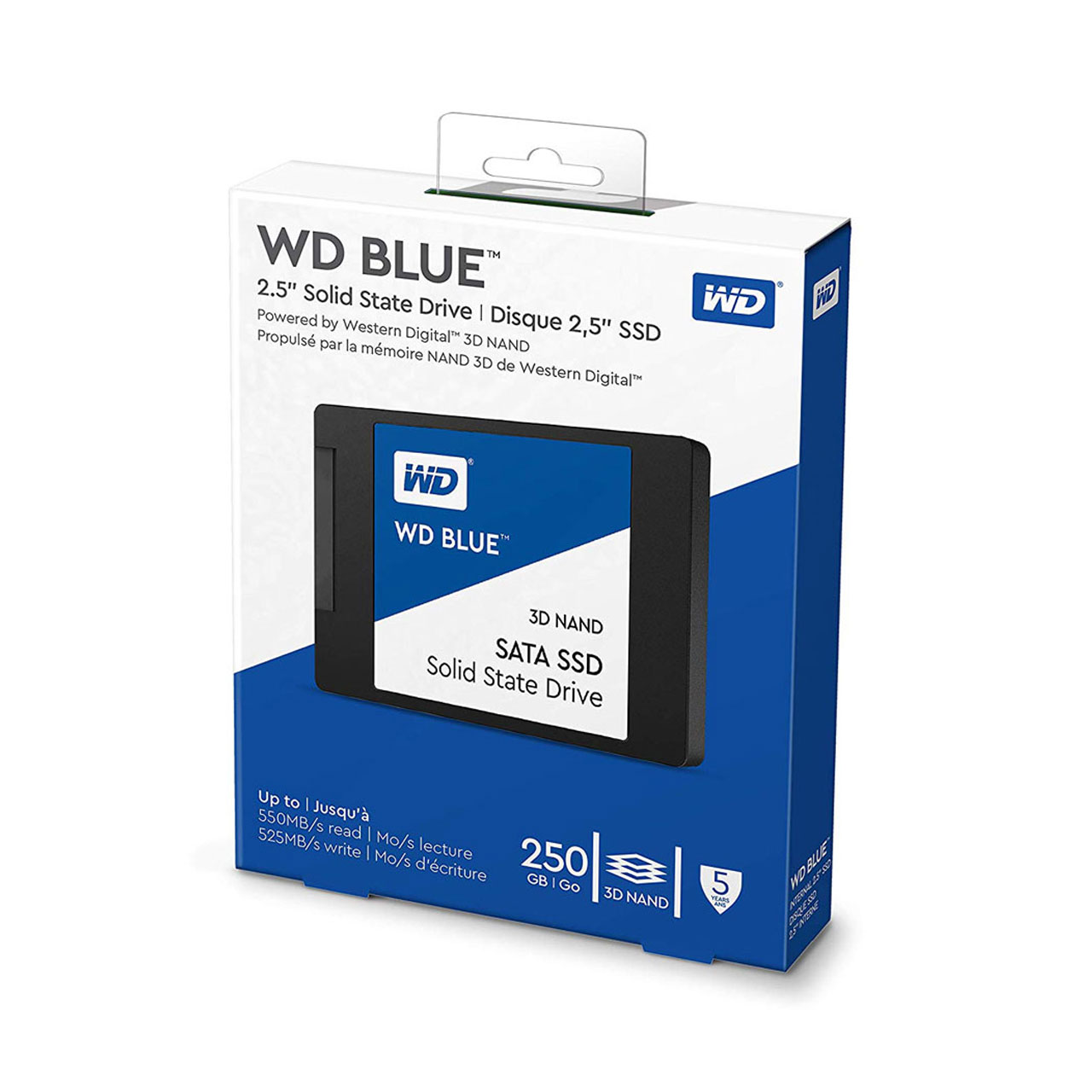 اس اس دی اینترنال وسترن دیجیتال مدل Blue WDS250G2B0A ظرفیت 250 گیگابایت - Image 2