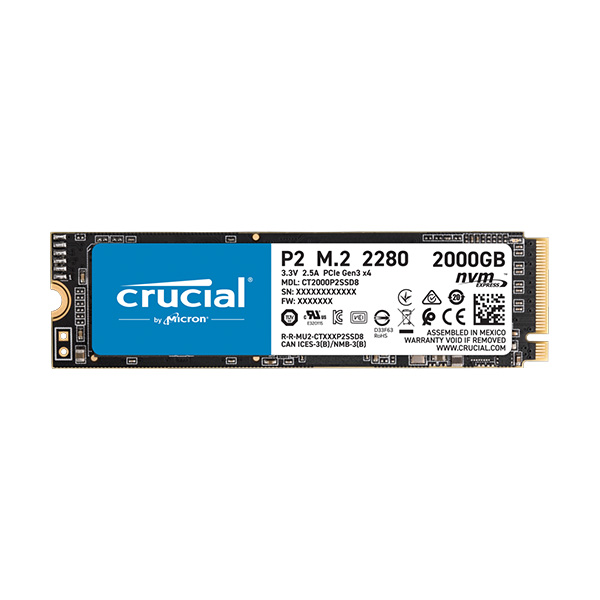 اس اس دی کروشیال P2 M.2 ظرفیت 2