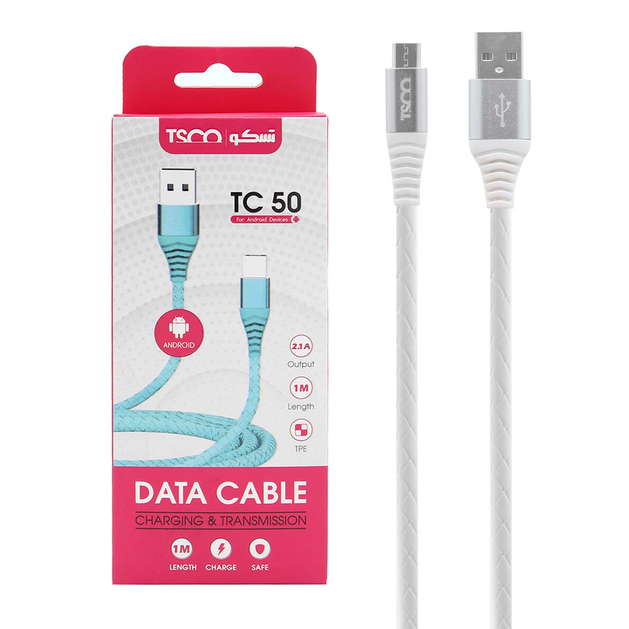 کابل شارژ و دیتا tc50 - Image 2