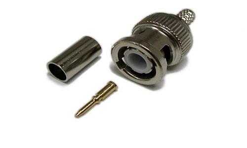 فیش BNC پرسی کروم