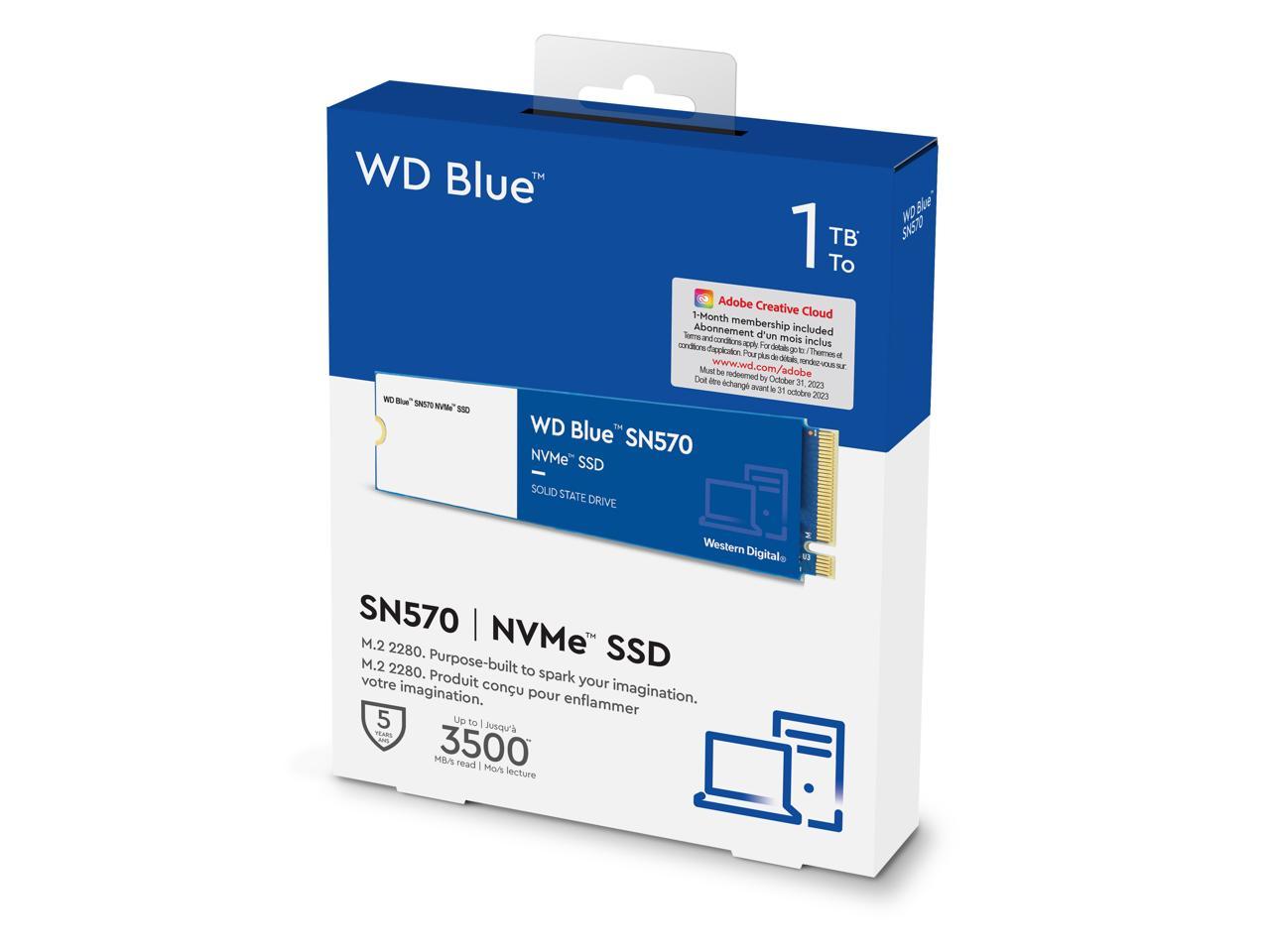 اس اس دی اینترنال وسترن دیجیتال مدل Blue SN570 M.2 2280 NVMe با ظرفیت 1TB - Image 2